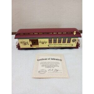Thomas Kinkade Christmas Express 2009 Holiday Combine Train Car